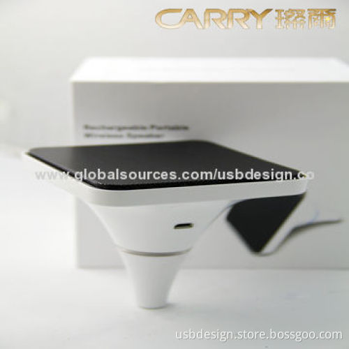 Black and White Switch Bluetooth Speaker, Built-in Anti-noise Microphone, Sized 89*89*92.4mm